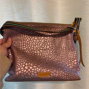 Consuela Lulu Metallic Pink/Purple Crossbody Bag